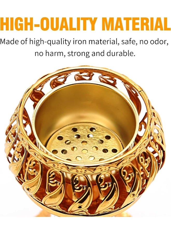 SAQOWARE Saqoware Premium Electric Bakhoor Burner Round | Oud burner | Incense Bakhoor Burner | مبخرة عود,مبخرة بخور | Frankincense Burner | Madkhan | Mabkhara | Bakhoor, Oud Incense Burner  - Image 3