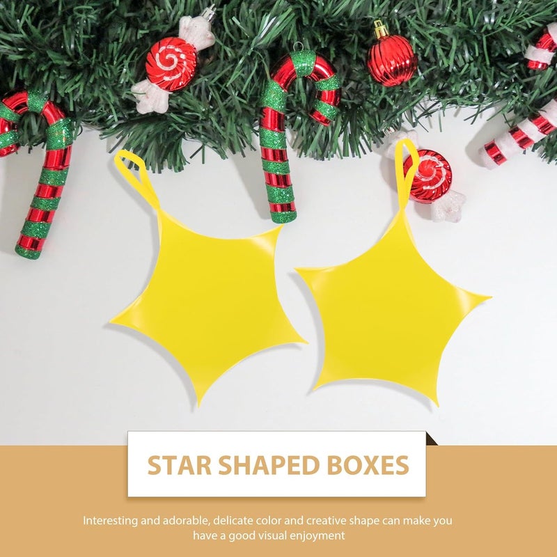 NUSITOU Star Shaped Candy Mini Boxes 20pcs Gold Paper Party Sweets Goodie Boxes for Wedding Favors Birthday Treats Wrap - Image 4