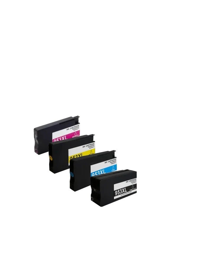 Terabyte 953XL Ink Cartridges Compatible with HP 953 953XL Multipack for OfficeJet Pro 7720 7730 7740 8210 8218 8710 8715 8718 8720 8725 8728 8730 8740 (4 Pack, Black Cyan Magenta Magenta Yellow Cyan ) - Image 1