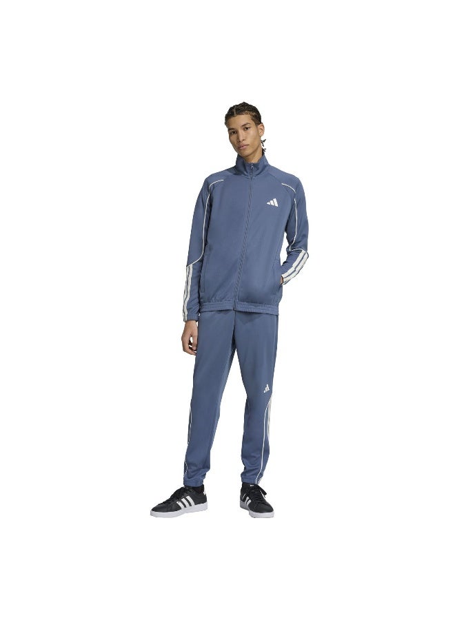 Adidas M 3S Stadium Ts Blue Training Suits For Men XS - Image 4