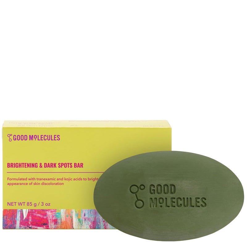 Good Molecules Brightening Dark Spots Bar Soap Free Face and Body Bar Tranexamic Kojic Acids and Niacinamide to Target Dark Spots Skin Care - Image 1
