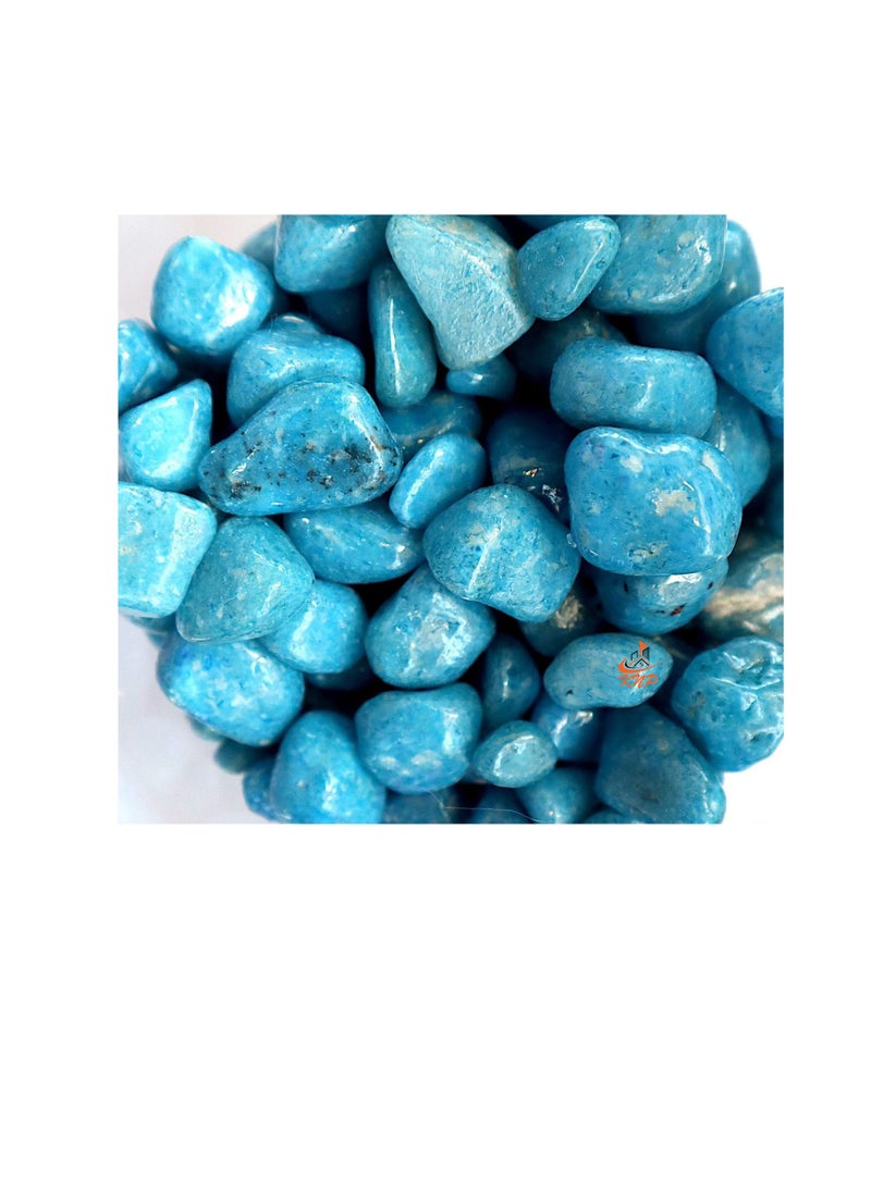 KNP Turquoise Decorative Painted Pebbles Aquarium 10-15mm 20 kg - Image 2