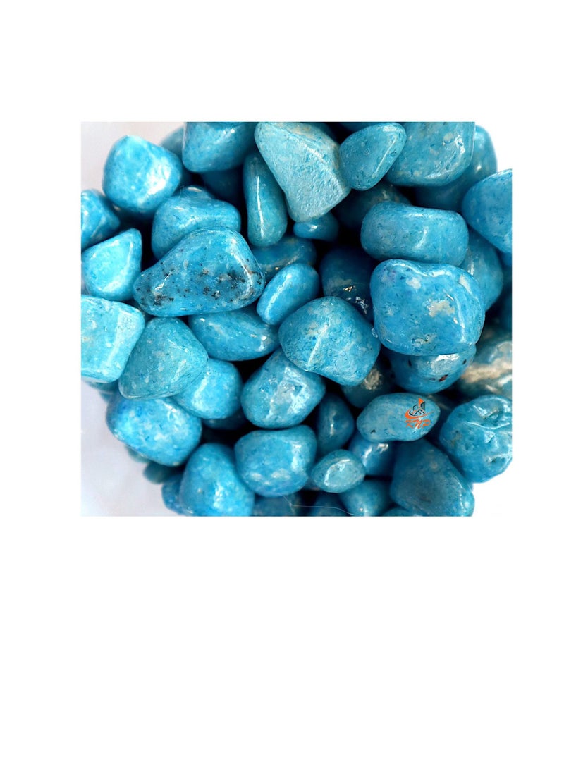 KNP Turquoise Decorative Painted Pebbles Aquarium 10-15mm 20 kg - Image 3