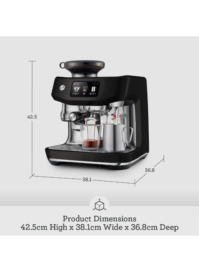 Sage The Oracle Jet – Espresso Machine with Grinder, Auto Grind & Tamp, Manual & Auto Milk Frother, Touchscreen –Black Truffle - KSA Version, 2 Year Manufacturer Warranty - Image 2