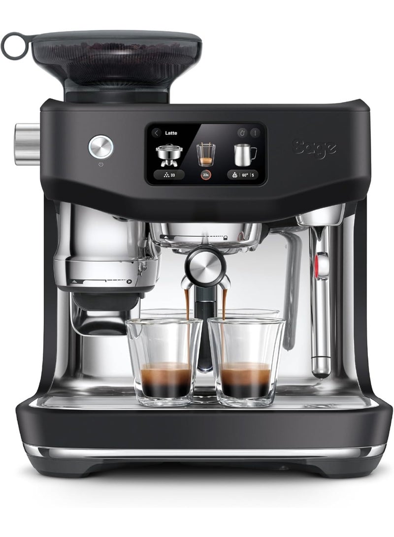 Sage The Oracle Jet – Espresso Machine with Grinder, Auto Grind & Tamp, Manual & Auto Milk Frother, Touchscreen –Black Truffle - KSA Version, 2 Year Manufacturer Warranty - Image 1