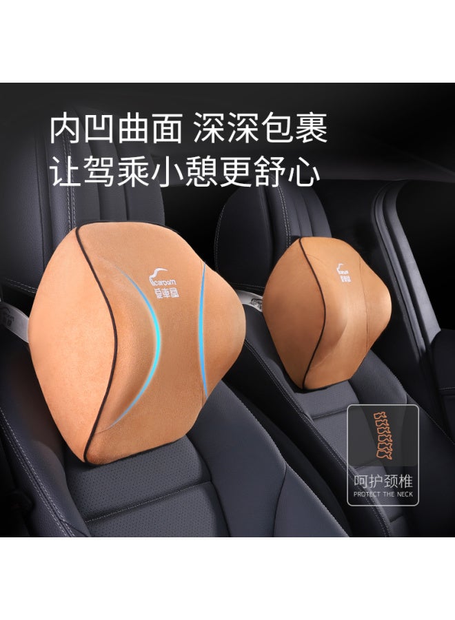 Icaroom Car Headrest And Lumbar Support, In-car Headrest And Lumbar Cushion, Neck Support Pillow For Vehicles - Image 4
