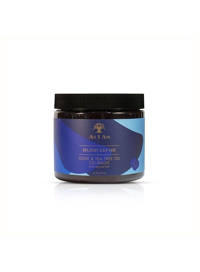 As I Am رعاية فروة الرأس الجافة والحكة - 16 أونصة - مدعمة بزنك بيريثيون وزيت الزيتون وزيت شجرة الشاي - تحارب قشرة الرأس والتهاب الجلد الدهني - Image 1