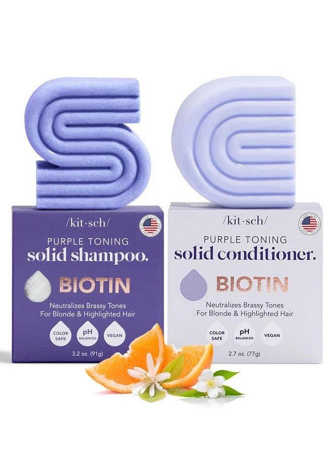 كيتش شامبو وبلسم كيتش بيربل للشعر المصبوغ والرمادي والأبيض، صنع في الولايات المتحدة، شامبو وبلسم لتقوية الشعر الأشقر - Image 1