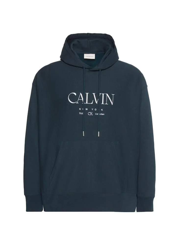 CALVIN KLEIN  Graphic Pullover Hoodie for Men | Best Price UAE