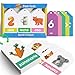 EDUMAETRIX Bilingual Spanish English Flash Cards for Kids 5 Themes Alphabet Color Number Shape First Words 84 Cards Gift Pack - Image 3