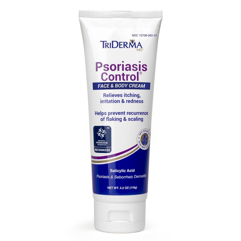 TriDerma Psoriasis Control Face and Body Cream, 4.2 Ounces - Image 1