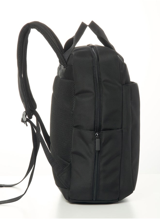 Lee Cooper Applique Backpack with Adjustable Strap and Zip Closure - 41x28x13 cm  - Image 3