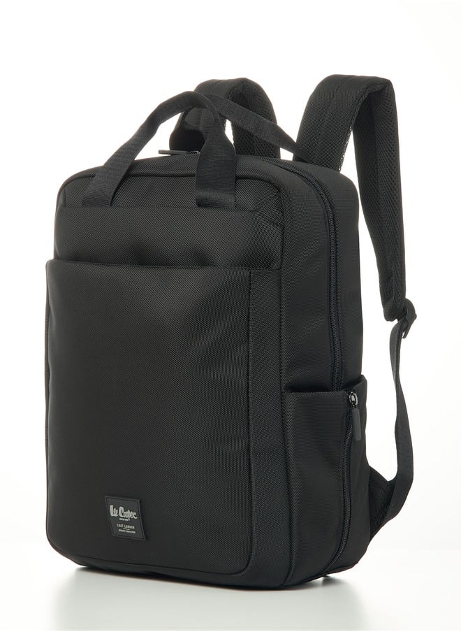 Lee Cooper Applique Backpack with Adjustable Strap and Zip Closure - 41x28x13 cm  - Image 2