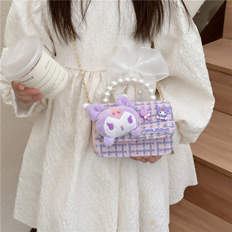 2023 New Western Style Princess Pearl Portable Coin Purse Fashion Children'S Shoulder Bag Cute Children'S Female Messenger Bag - Image 4