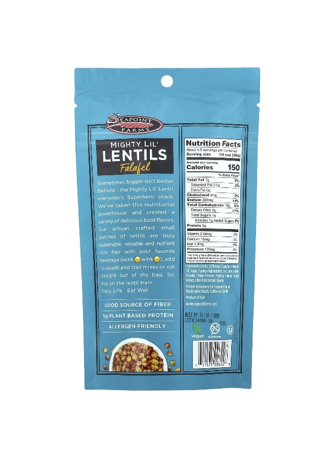 SEAPOINT FARMS Seapoint Farms, Mighty Lil' Lentils, Falafel, 5 oz (142 g)  - Image 2