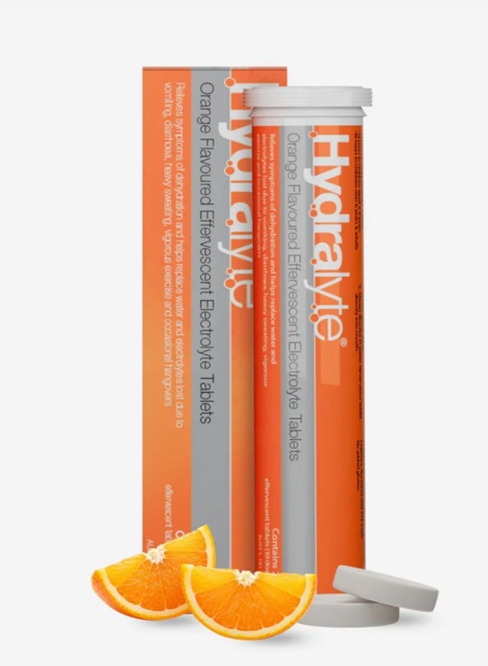 Hydralyte Effervescent Orange20 Eff Tablets - Image 1
