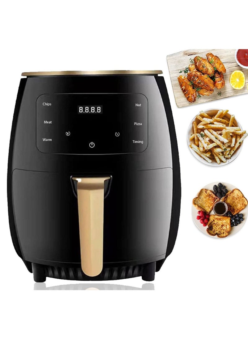 SILVER CREST Silver Crest Multifunctional Digital Touch Air Fryer 6L Black  - Image 2