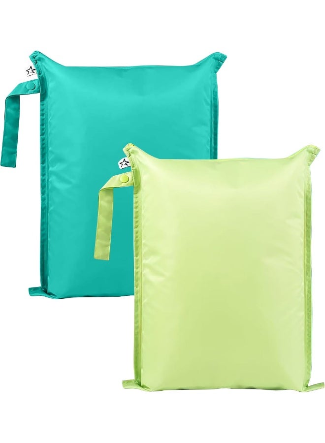Tiny Twinkle Mess-proof Wet Bags 2 Pack Waterproof and Washable Bag - Image 1