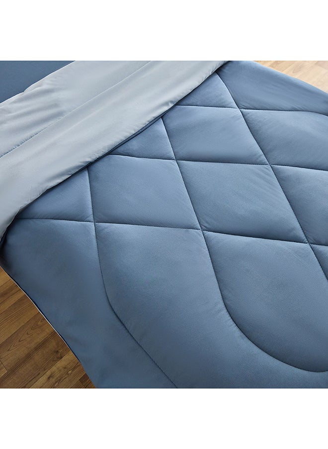 Home Box Vera Reversible Microfibre Single Comforter - 135x220 cm  - Image 4