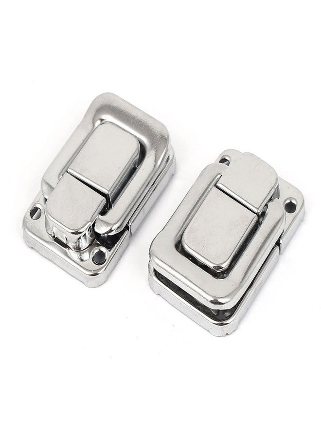 MEDBUDDY Spring Loaded Case Chest Toggle with Mounting Screws Catch Latch Lock Toggle Suitcase Box Case Metal Toggle Latch Catches for Wodden Box, Small Cabinate and DIY Projects (Pack of 2) - Image 1