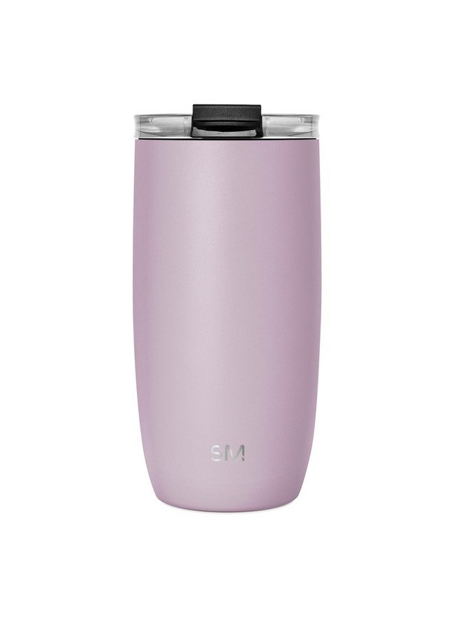 Simple Modern Travel Coffee Mug Tumbler with Flip Lid | Reusable Insulated Stainless Steel Cold Brew Iced Coffee Cup Thermos | Gifts for Women Men Him Her | Voyager Collection | 16oz | Lavender Mist - Image 2