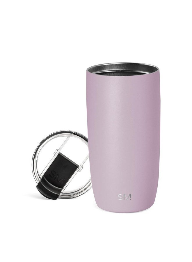 Simple Modern Travel Coffee Mug Tumbler with Flip Lid | Reusable Insulated Stainless Steel Cold Brew Iced Coffee Cup Thermos | Gifts for Women Men Him Her | Voyager Collection | 16oz | Lavender Mist - Image 1