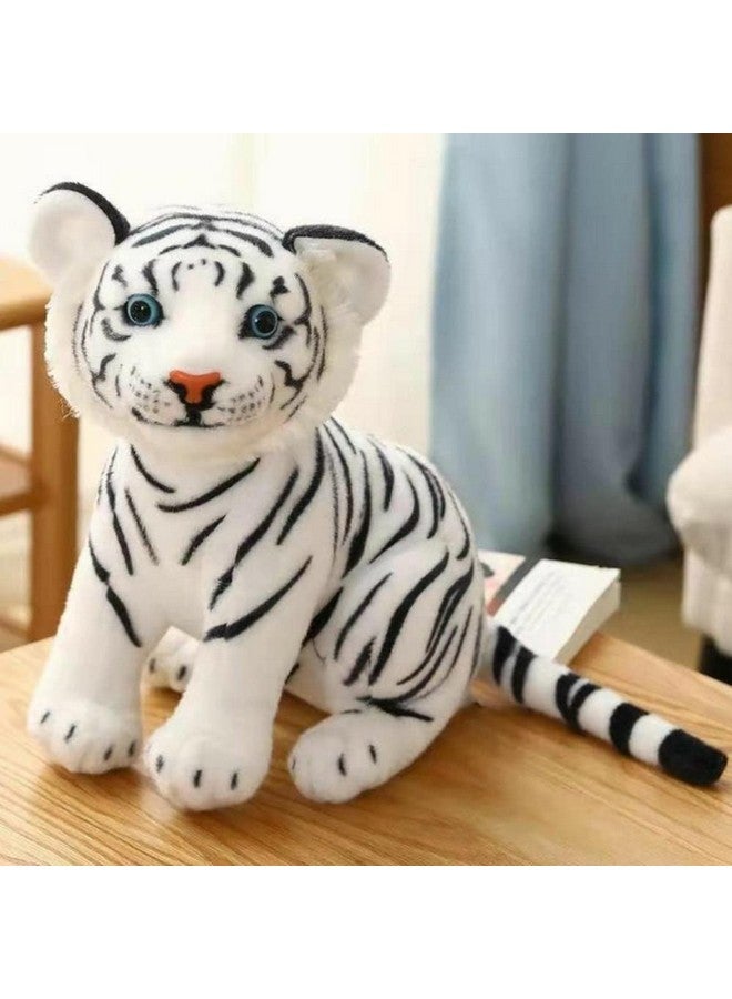Tickles Tickles Siberian Tiger Soft Stuffed Plush Animal Toy for Kids Birthday Gifts (Color: White: Size: 35 cm)  - Image 1