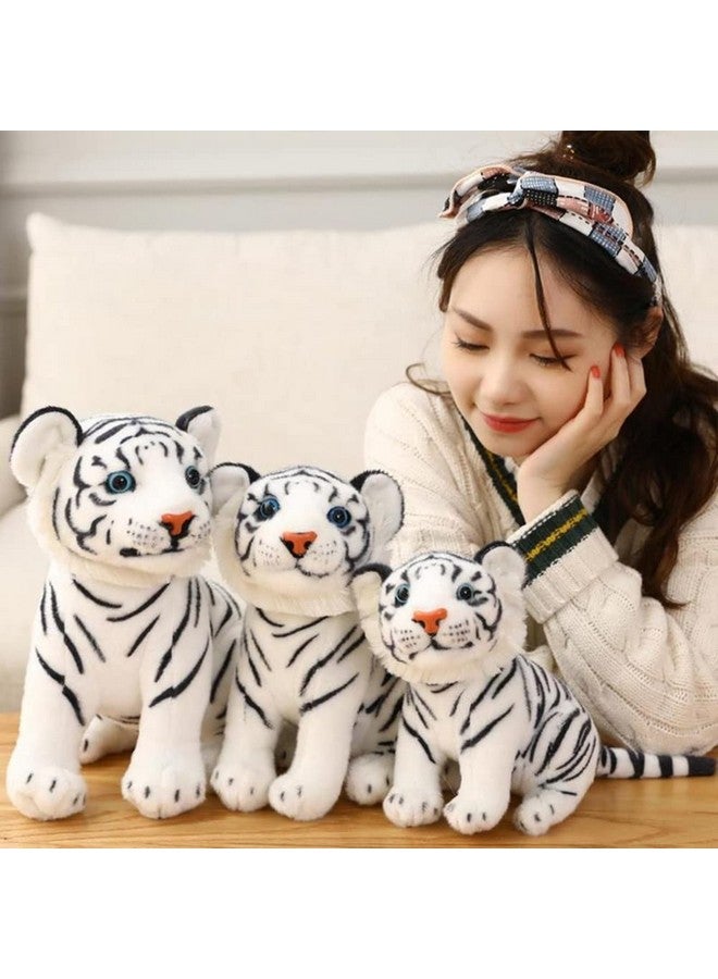 Tickles Tickles Siberian Tiger Soft Stuffed Plush Animal Toy for Kids Birthday Gifts (Color: White: Size: 35 cm)  - Image 4