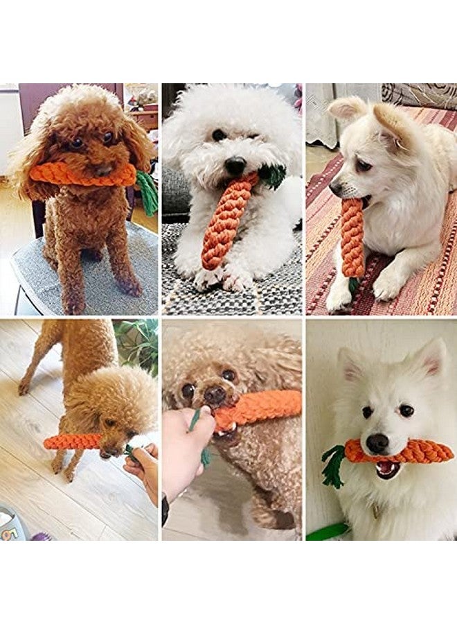 سايج سكوير ألعاب الحبل، ألعاب المضغ للكلاب، ألعاب تفاعلية من الحبل القطني للجراء والكلاب متوسطة السلالة، لعبة تنظيف الأسنان والمضغ، مجموعة مكونة من قطعتين 2 في 1 (قد يختلف اللون) - Image 5