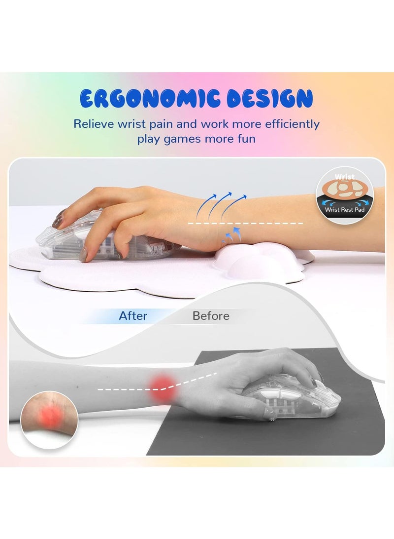 Y&D Cloud Memory Foam Wrist Mouse Pad  - Image 2