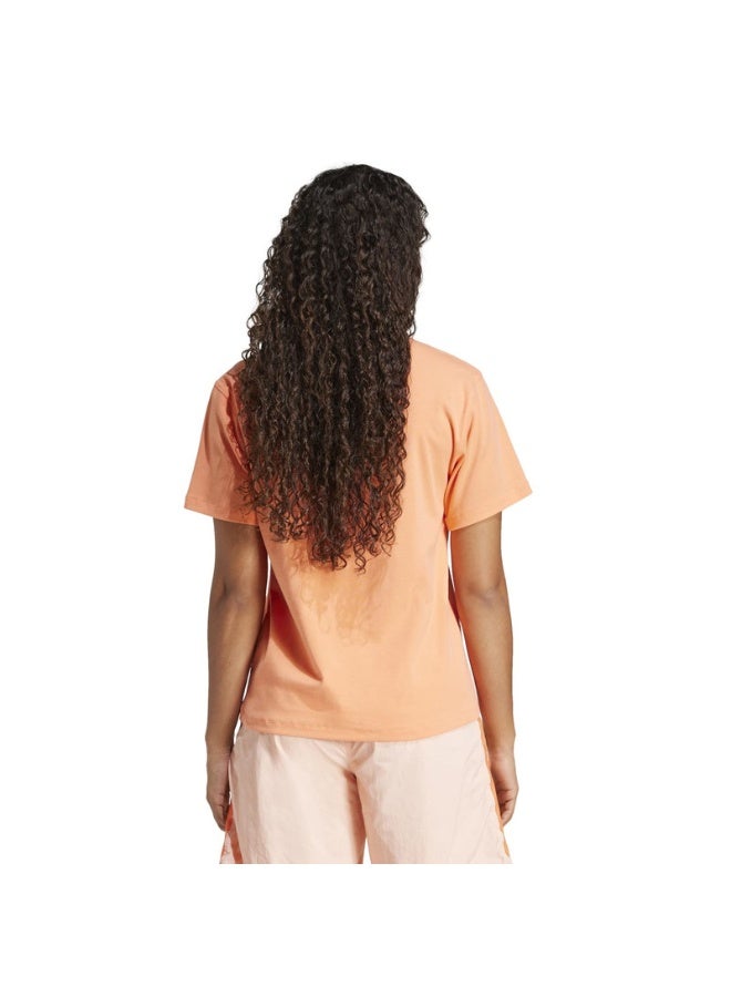 Adidas adidas TREFOIL TEE Orange Originals Women T-SHIRTS  - Image 4