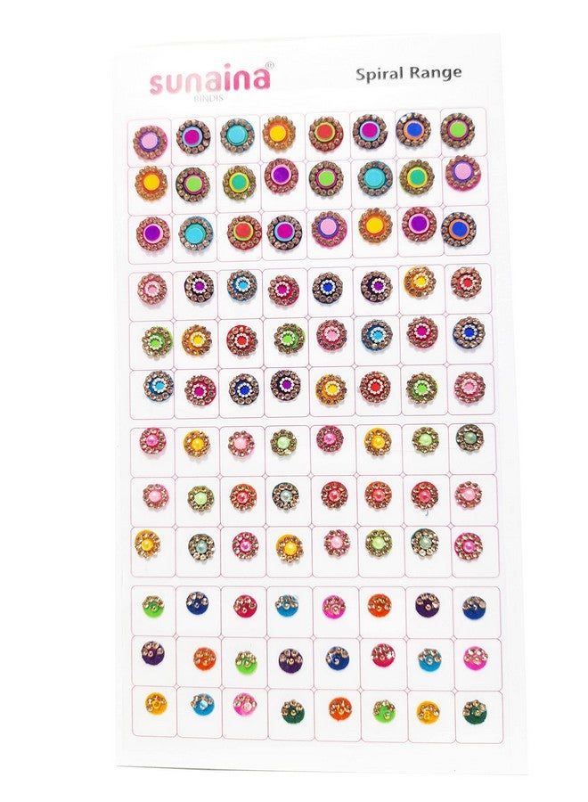 Sunaina (Original) Spiral Designer Assorted Multicolour/Red/Maroon Kumkum Bindi Book For Women Pack Of 1 - Image 5