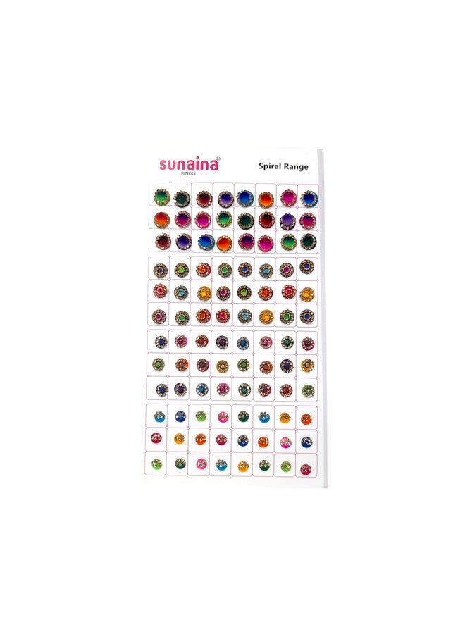 Sunaina (Original) Spiral Designer Assorted Multicolour/Red/Maroon Kumkum Bindi Book For Women Pack Of 1 - Image 3