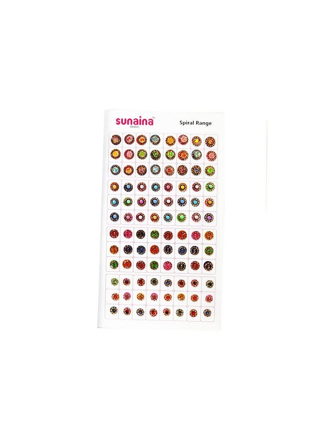 Sunaina (Original) Spiral Designer Assorted Multicolour/Red/Maroon Kumkum Bindi Book For Women Pack Of 1 - Image 2
