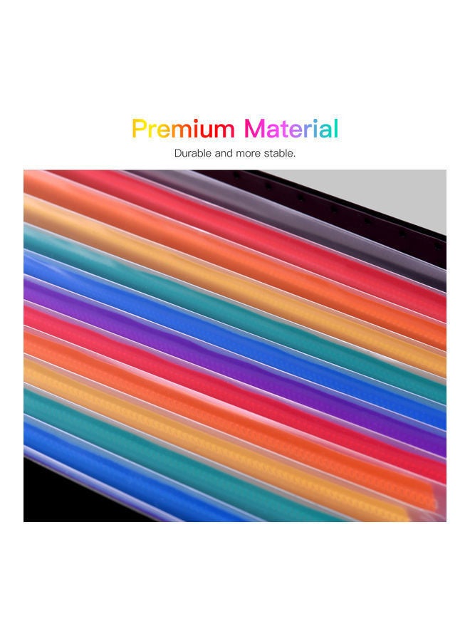 نيبمينينت حافظة ملفات قابلة للتوسيع مكونة من 12 جيباً متعدد الألوان - Image 3