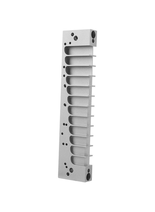 Thoraya Harmonica Comb 12‑Hole Chromatic Scale for HOHNER 270D Original 270 LA12 TOOTS Reed PlateSilver  - Image 3