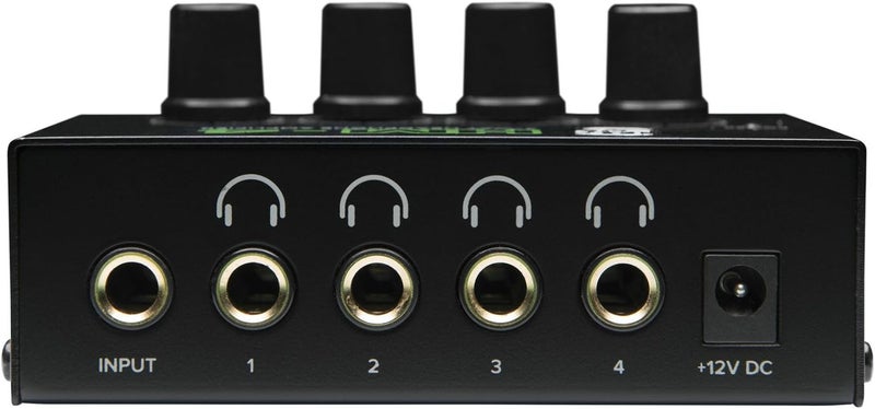 Mackie HM Series, 4-Way Headphone Amplifier Mixer Accessory 1-ch x 4 headphones (HM-4), Black - Image 2
