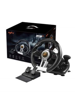 PXN V3II Racing Game Steering Wheel With Brake Pedal KSA | Riyadh, Jeddah