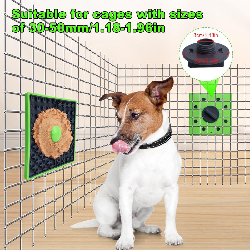 ChengFu Lick Mat for Dogs Crate, Lick Mat for Dog, Dog Peanut Butter Lick Pads, Crate Training Aids for Puppies Slow Food Licking Pad(1 Pack) - Image 5