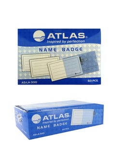 ATLAS 50-Piece name Badge With Safety Pin  - Image 3