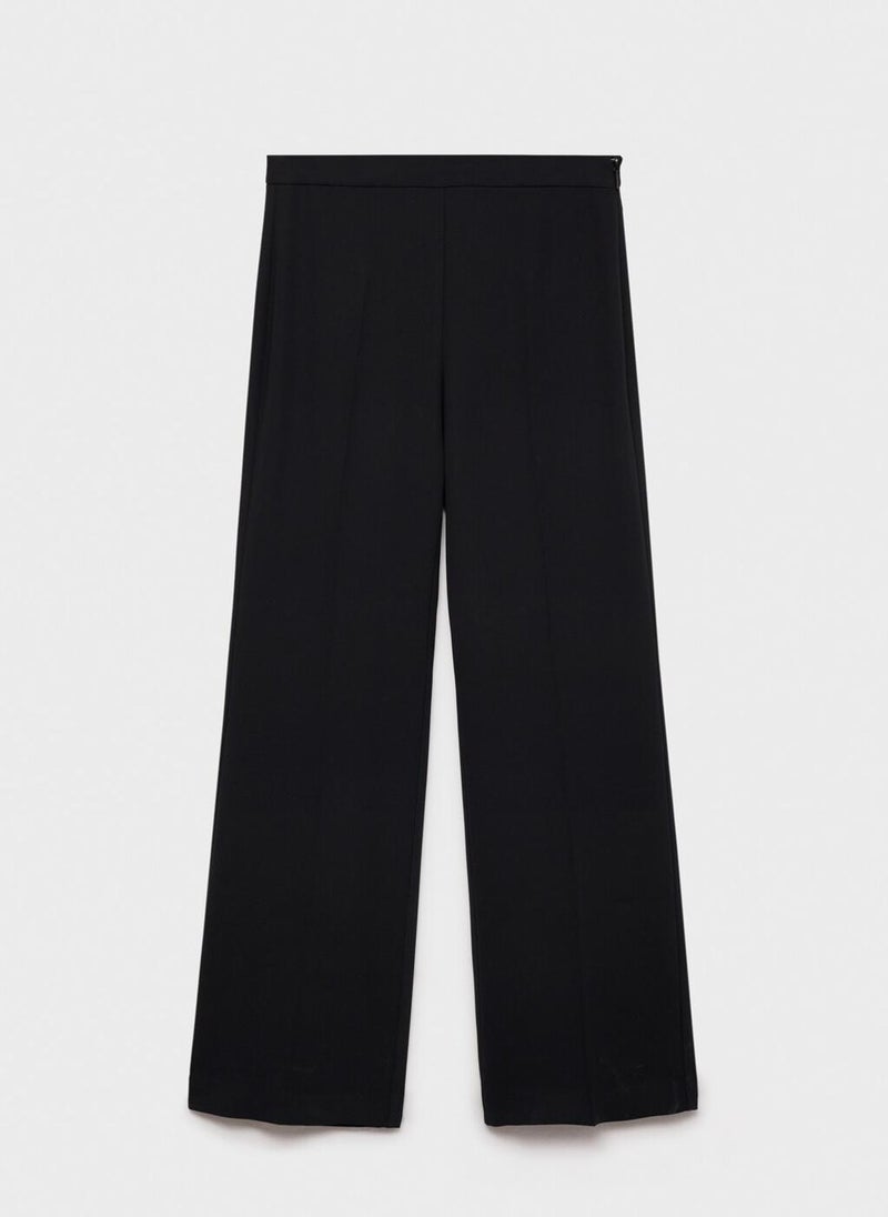 MANGO Straight mid-rise suit trousers - Image 5