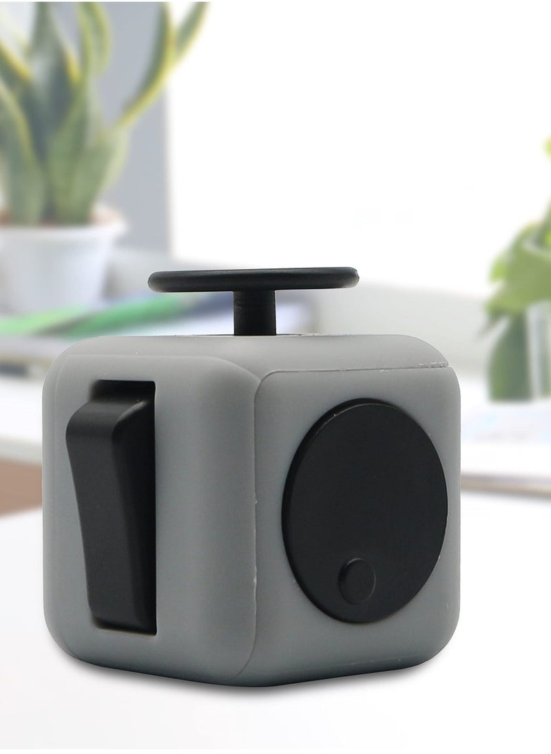null - Fidget Cube Stress Anxiety Pressure Relieving Fidget Dice Great for Adults, Teens and Children Gift Idea Relaxing Stress Reliever Soft Material - Image 1