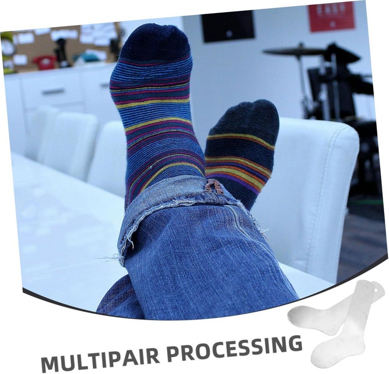 Housoutil 4pcs Aluminum Sublimation Sock Shaping Boards for DIY Dye Printing Durable Metal Jigs for Efficient Workflow Fit for Athletic Dress Socks - Image 4