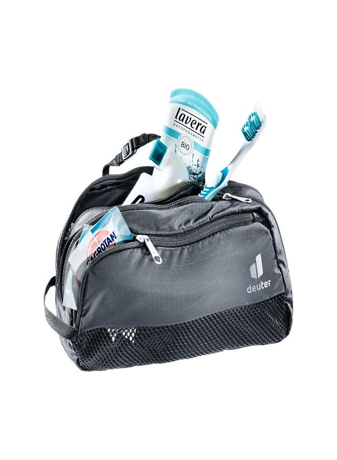 Deuter Wash Bag Tour III - Lightweight, Compact, and Durable Wash Bag for Travel, Expeditions, and Biking - Black - Image 2