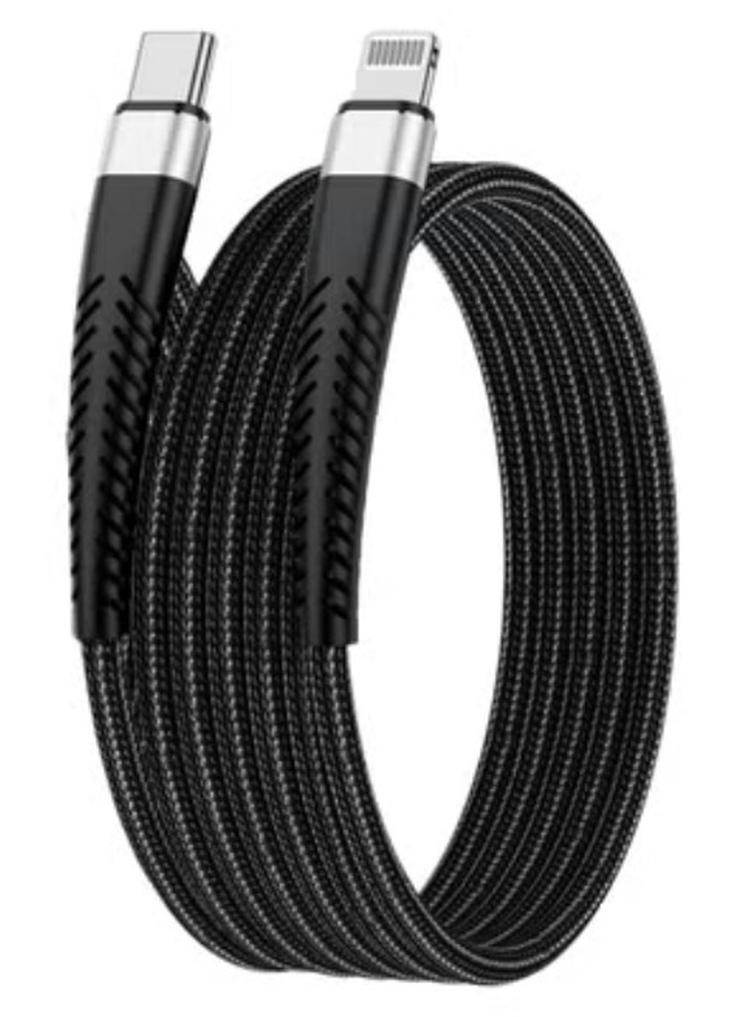 3m MFi Certified Braided Fast Charging Cable, USB C to Lightning Compatible with iPhone 14 Pro/14 Pro Max/14/14 Plus/13/12/11/X/8/7/iPad 9 - Image 1
