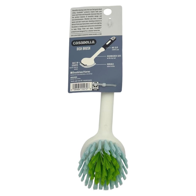 Casabella Round Brush Scrubber 1ea, Assorted Colors - Image 1