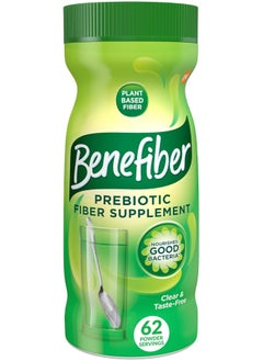 Benefiber Benefiber Daily Prebiotic Fiber Supplement Powder for Digestive Health, Daily Fiber Powder, Unflavored - 62 Servings (8.7 Ounces)  - Image 1