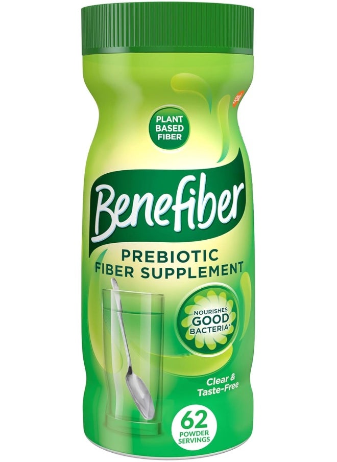 Benefiber Benefiber Daily Prebiotic Fiber Supplement Powder for Digestive Health, Daily Fiber Powder, Unflavored - 62 Servings (8.7 Ounces)  - Image 1