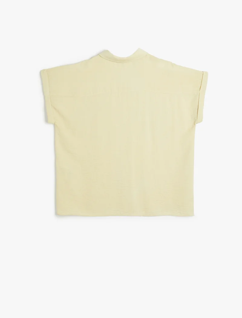 كوتون Polo Neck T-Shirt