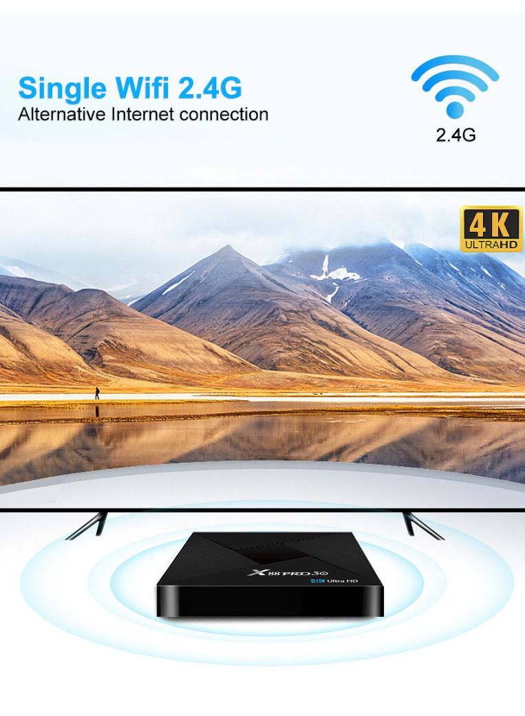 X88 PRO 30 Rockchip RK3318 Quad-Core Android 11.0 4GB RAM 32GB ROM Smart TV BOX 100M Ethernet WiFi HD 4K@60Hz  - Image 5